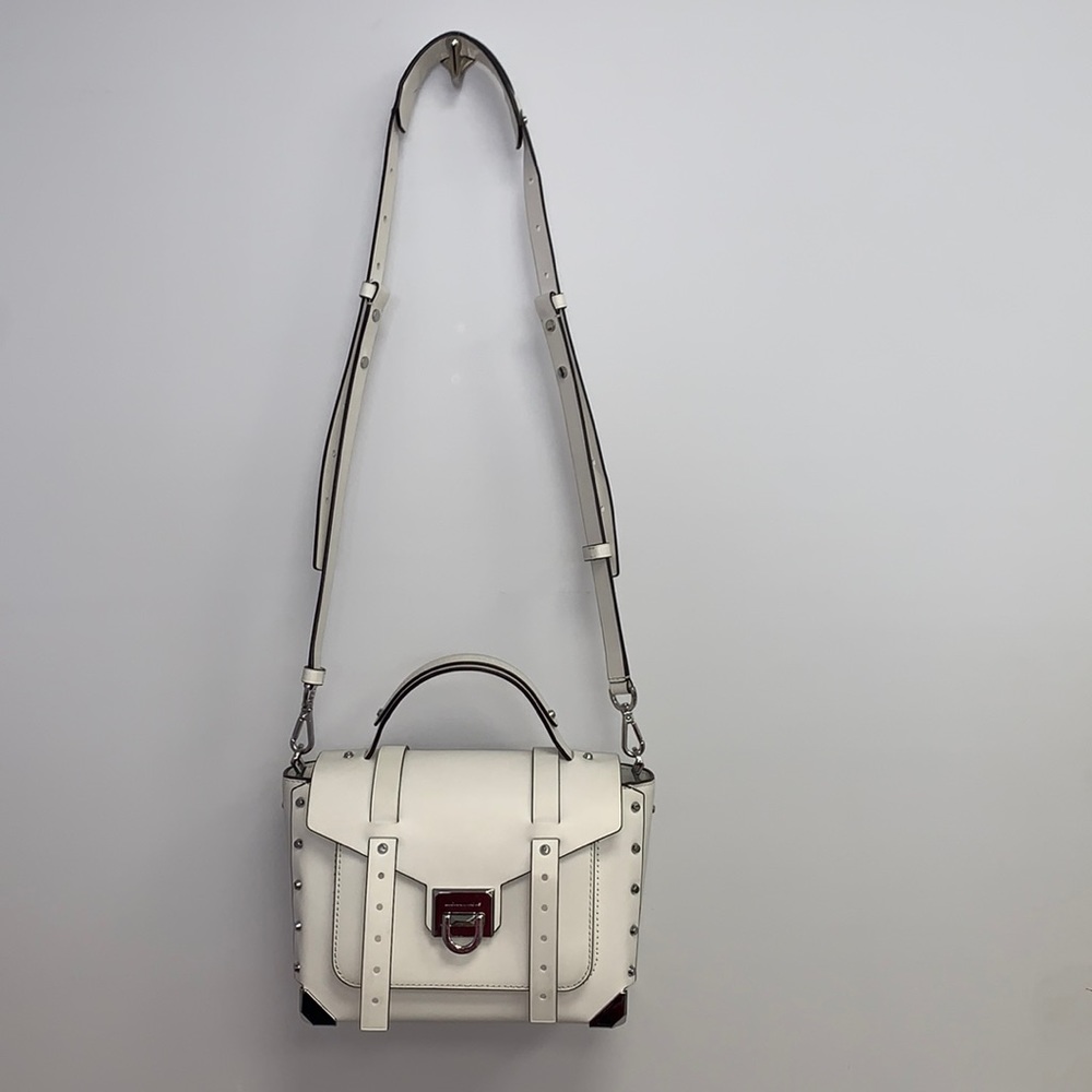 Michael Kors Medium Manhattan School Leather Satchel